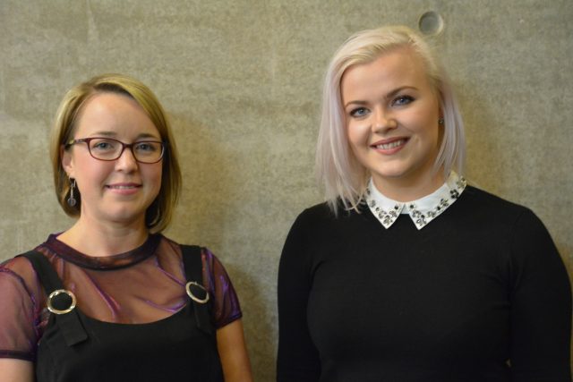 InnovateHer co-founders, Jo Morfee (left) and Chelsea Slater (right)